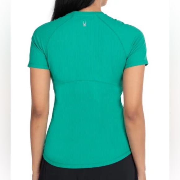 Spyder Active Ribbed Short Sleeve Tee - Picture 2 of 7
